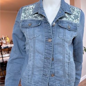 Buffalo by David Bitton Jean Jacket Embellished size S